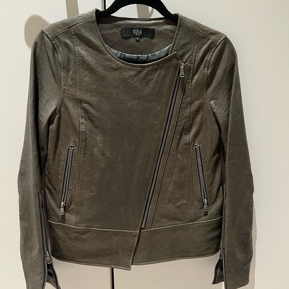 ❌SOLD❌Tibi leather jacket